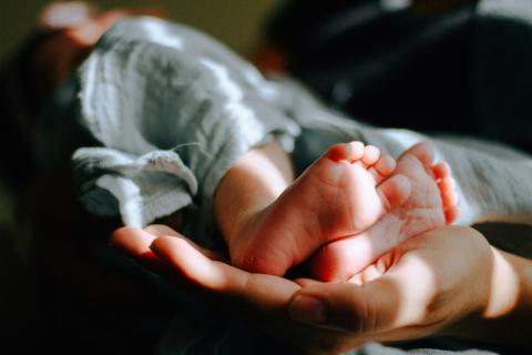 Baby feet.