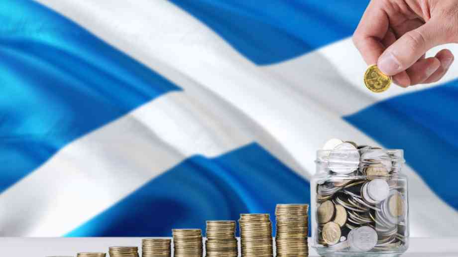 Money and Saltire.
