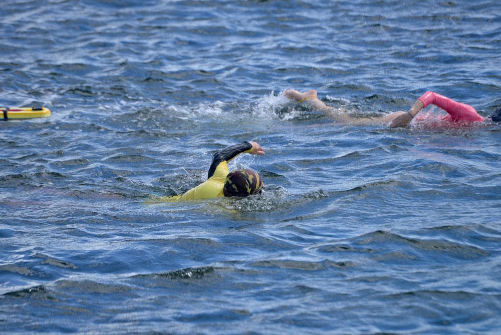 Outdoor swimming