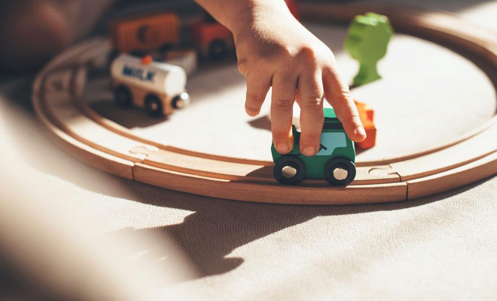 Kid playing