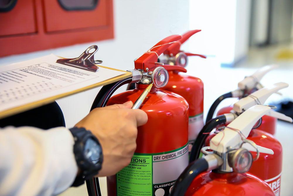 Fire Extinguisher check